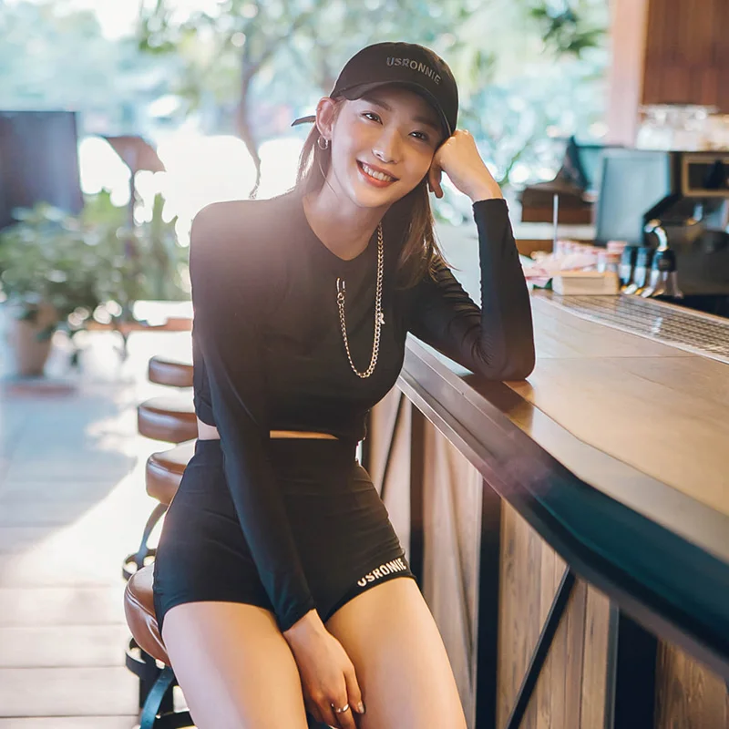 Купальник женский с длинным рукавом | Спорт и развлечения