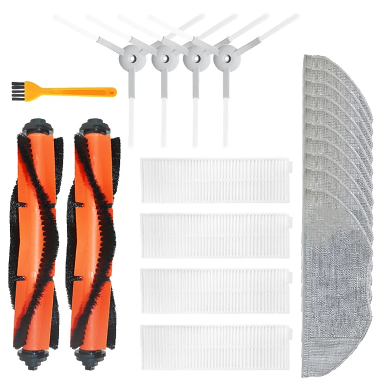 

HOT！-for XiaoMi Mijia G1 Robot Vacuum Cleaner Accessories Main Roller Side Brush Mop Cloth Hepa Filter Rags Roll Brush Parts