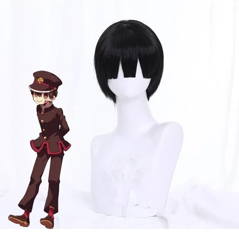 Туалет Hanako Кун плакат Косплей Париков головных уборов и Плащ Аниме юги Амане