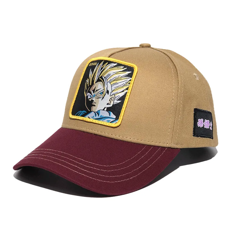 Высококачественная бейсбольная кепка с рисунком аниме Dragon Ball s бейсболка для мужчин и женщин хип-хоп кепка летняя дышащая сетчатая бейсболка Мужская шляпа - Цвет: 9