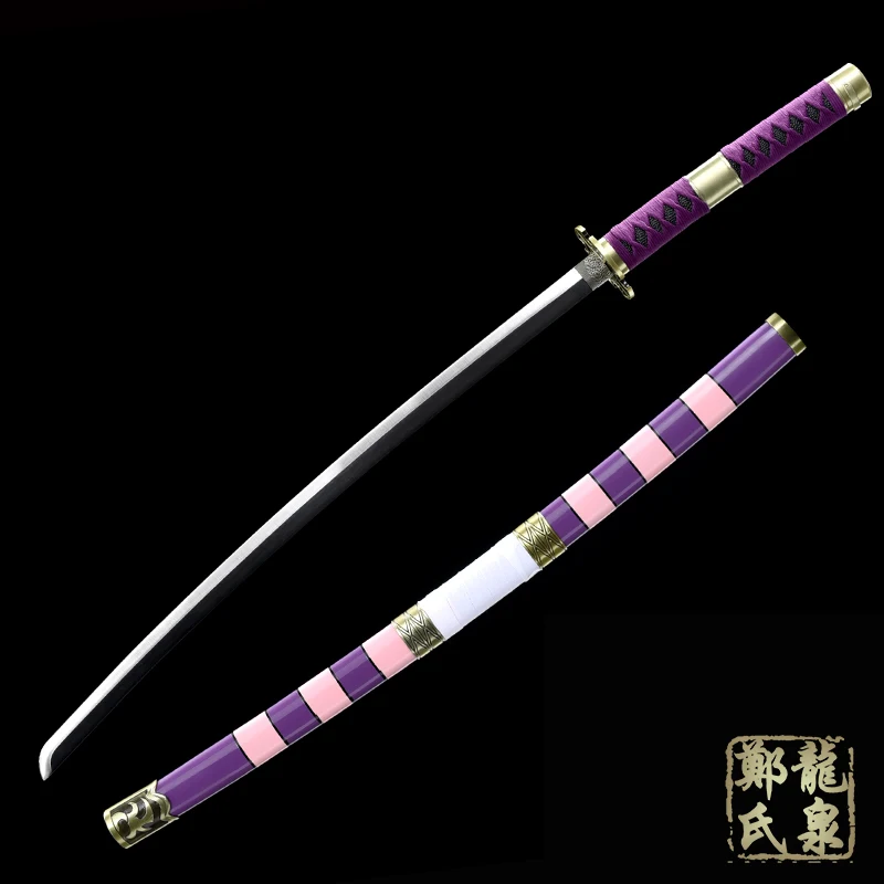 Аниме цельный Косплей ророноа Зоро меч сандай китегту Настоящее Катана из стали