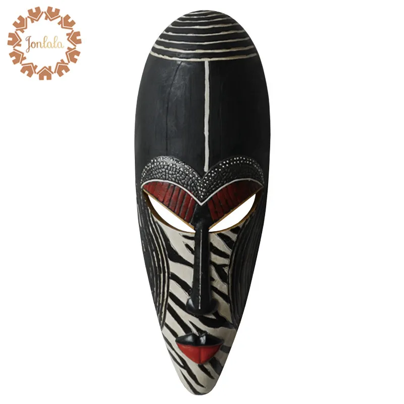 Популярные Ретро-маски из экзотической смолы в африканском стиле подвесные