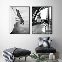 nordic modern poster black white street canvas painting photography art print bedroom wall picture for living room home decor