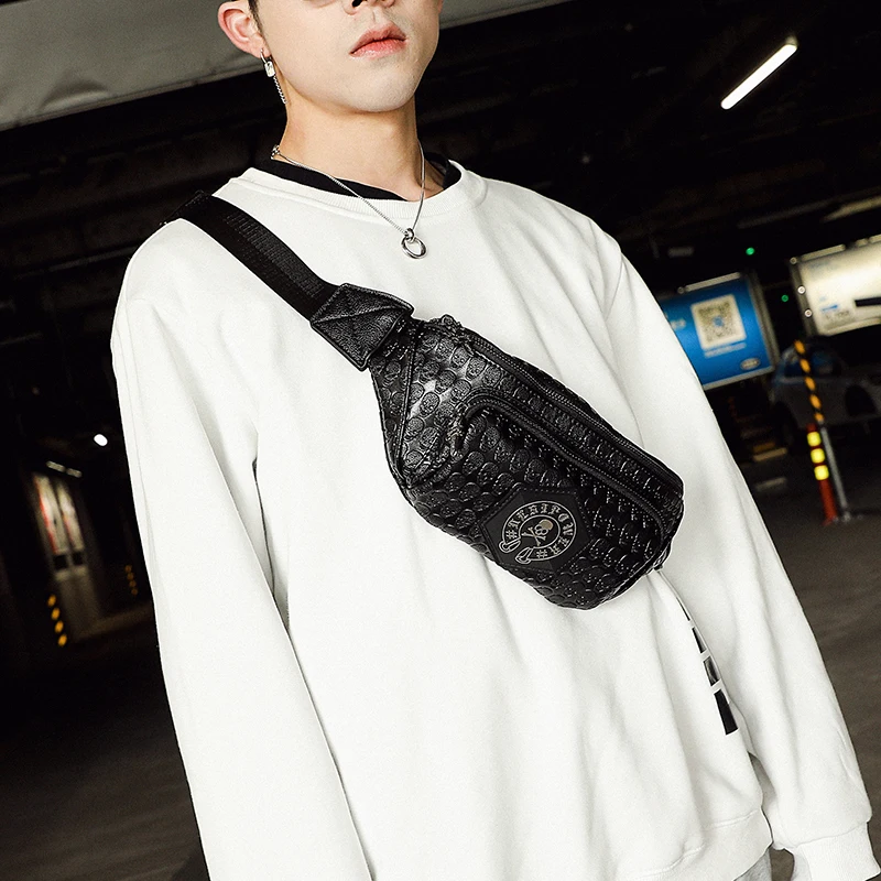 Нагрудная сумка Mihaivina в стиле ретро для мужчин и женщин уличный дорожный поясной