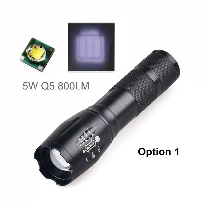 TMWT зум светодиодный фонарик факел CREE XML T6 или XPE LED 5 Режим Свет Фонари Тактический