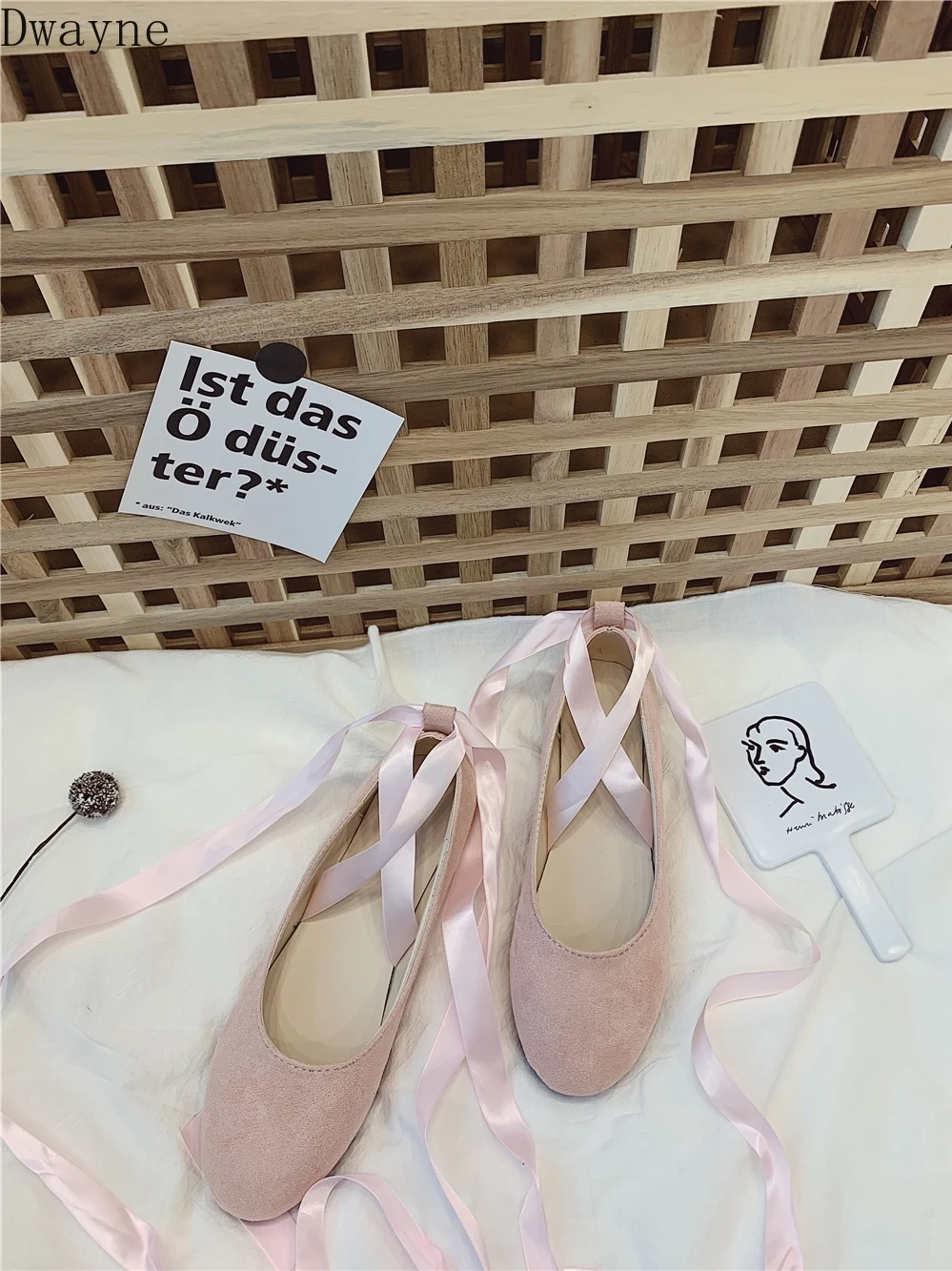 Женские замшевые туфли на плоской подошве мягкие Балетки с круглым носком