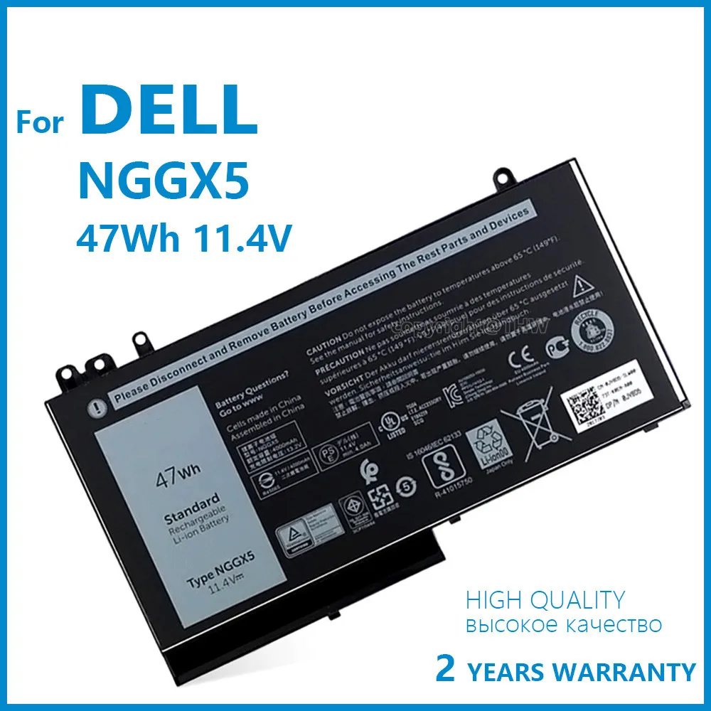 

Oein 100% подлинный NGGX5 Аккумулятор для ноутбука DELL Latitude E5270 E5470 M3510 E5570 E5550 E5570 JY8D6 954DF 0JY8D6 11,4 V 47WH