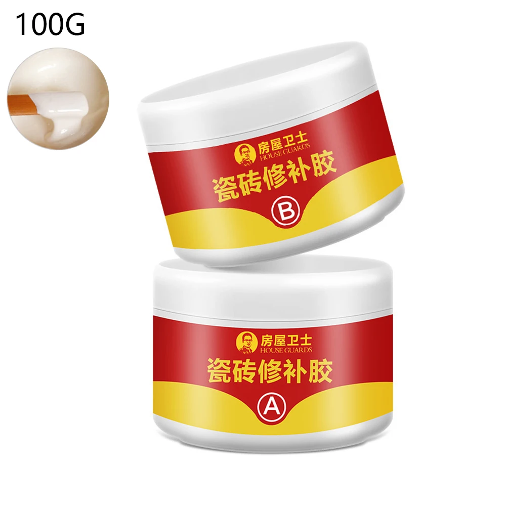 Керамическая паста для ремонта белой плитки Lvory 100 г клейкая прочная мраморная