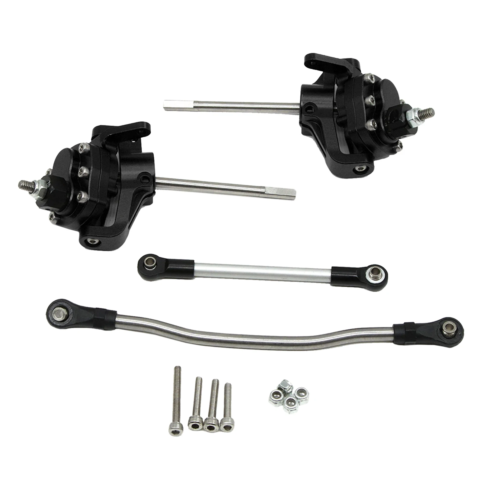 

313mm Wheelbase Front/ Rear Axle Steering Links Steering Assembly Fit for SCX10