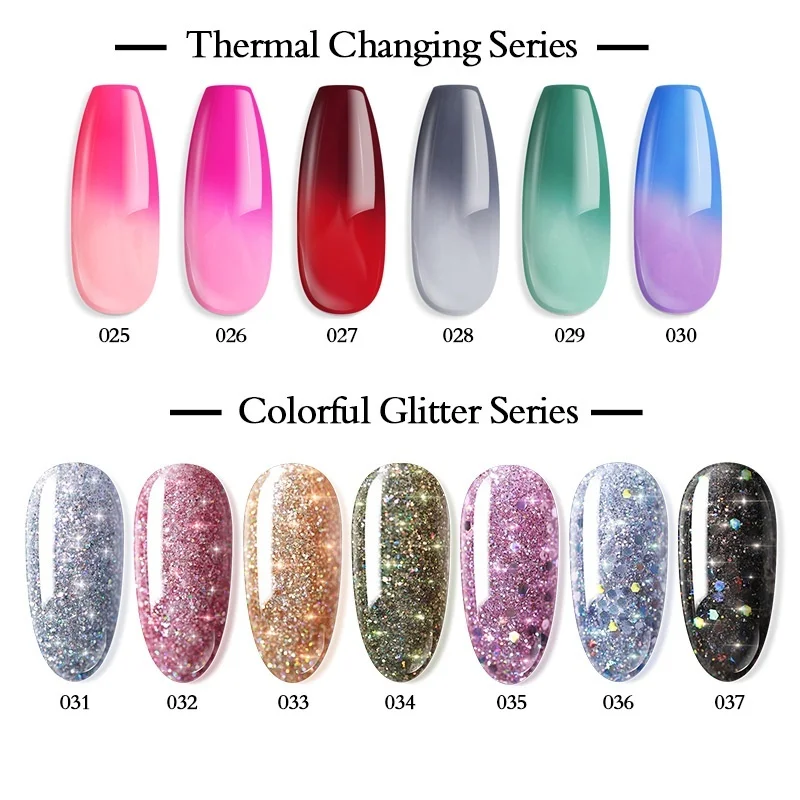 Modelones 6 шт./лот пудра для ногтей наборы Обнаженная голографическая блеск