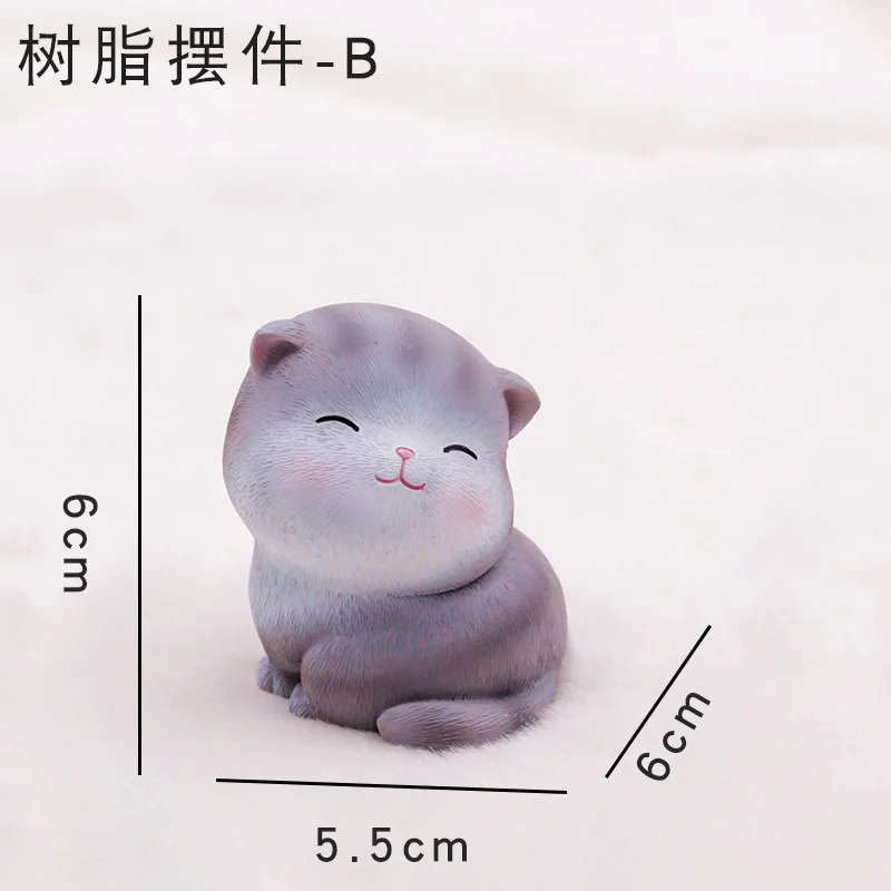 Новые японские миниатюрные статуэтки для террариума Kawaii, украшения для домашнего декора, креативный Рождественский подарок для детей, домашний декор - Цвет: Decoration only B