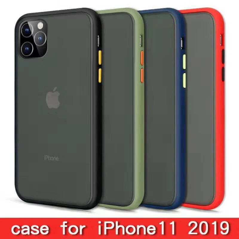 Противоударный мягкий резиновый силиконовый чехол для телефона iPhone 11 Pro Max XR XS 10 8 7