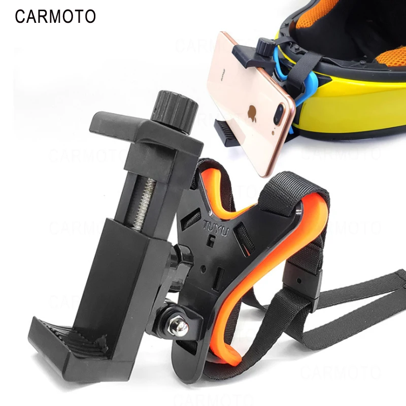 Регулируемый мотоциклетный шлем подбородок крепление для GoPro держатель камеры набор портативный strongнагрузка емкость легкий легко установить фиксированный