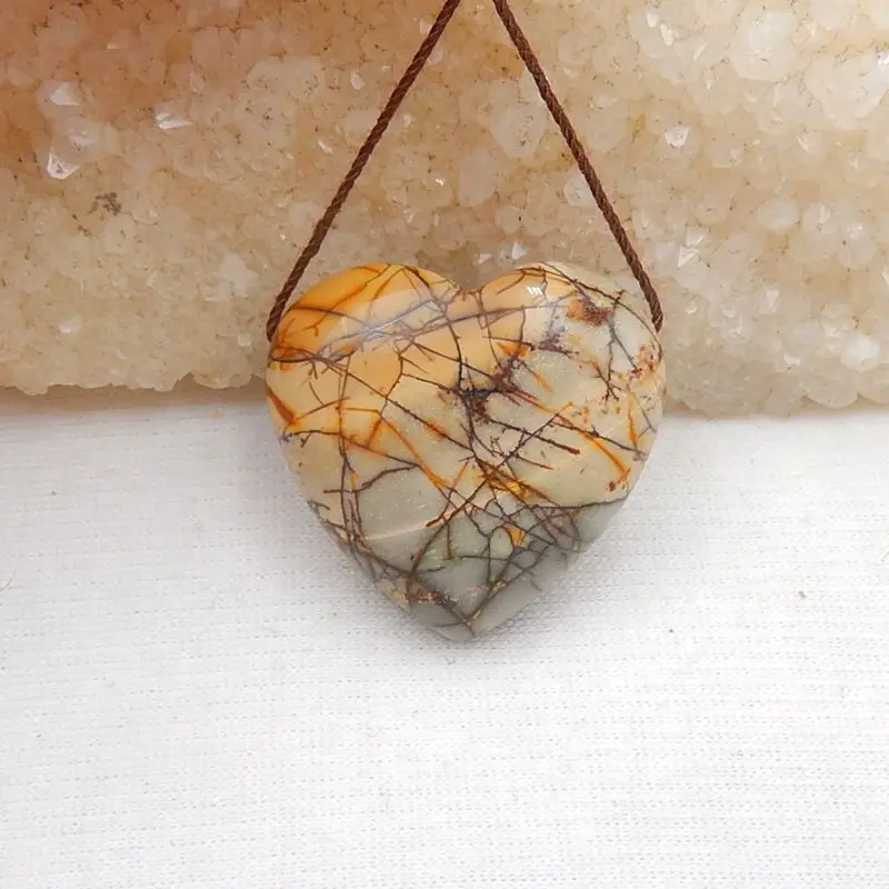 Натуральный Камень Многоцветный Пикассо яшма боковая просверленная подвеска