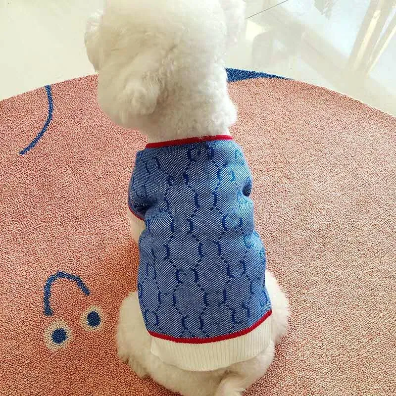 

New Pet Cothes Fashion Dog Sweater Autumn Winter Puppy Coat Cute Dog Cat Clothes French Bulldog Schauzer Clothing For Fat Dogs