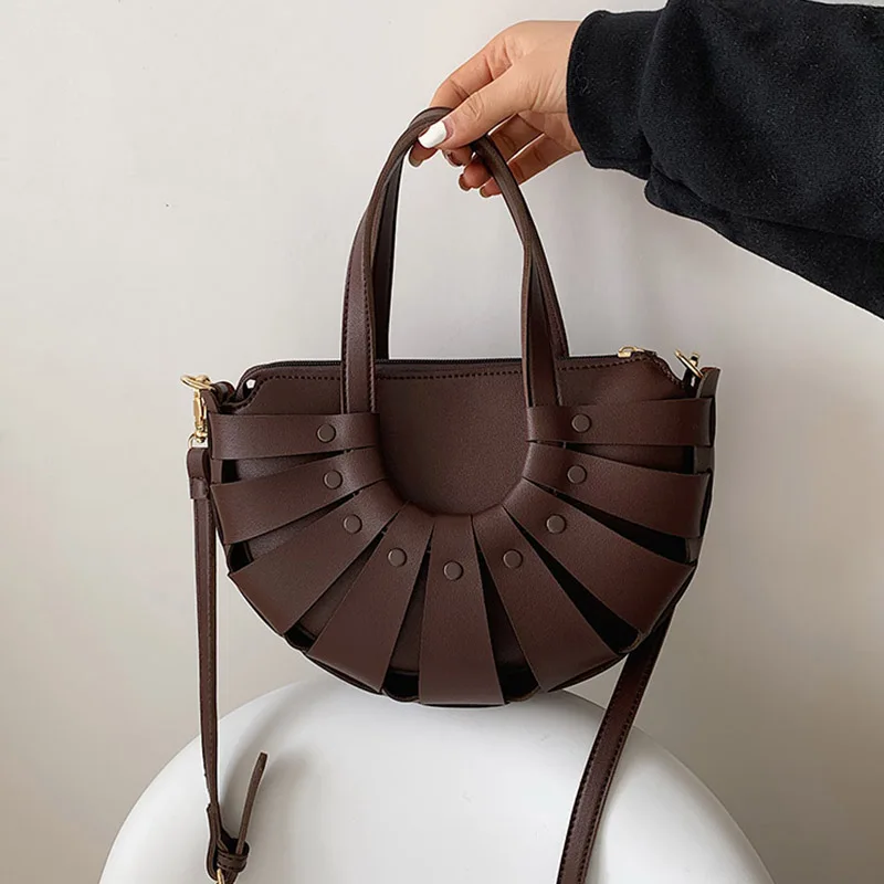 

OLSITTI Solid Color Leather Shoulder Bags for Women 2021 Ladies Retro Messenger Bag High Quality PU Luxury Handbag Sac A Main