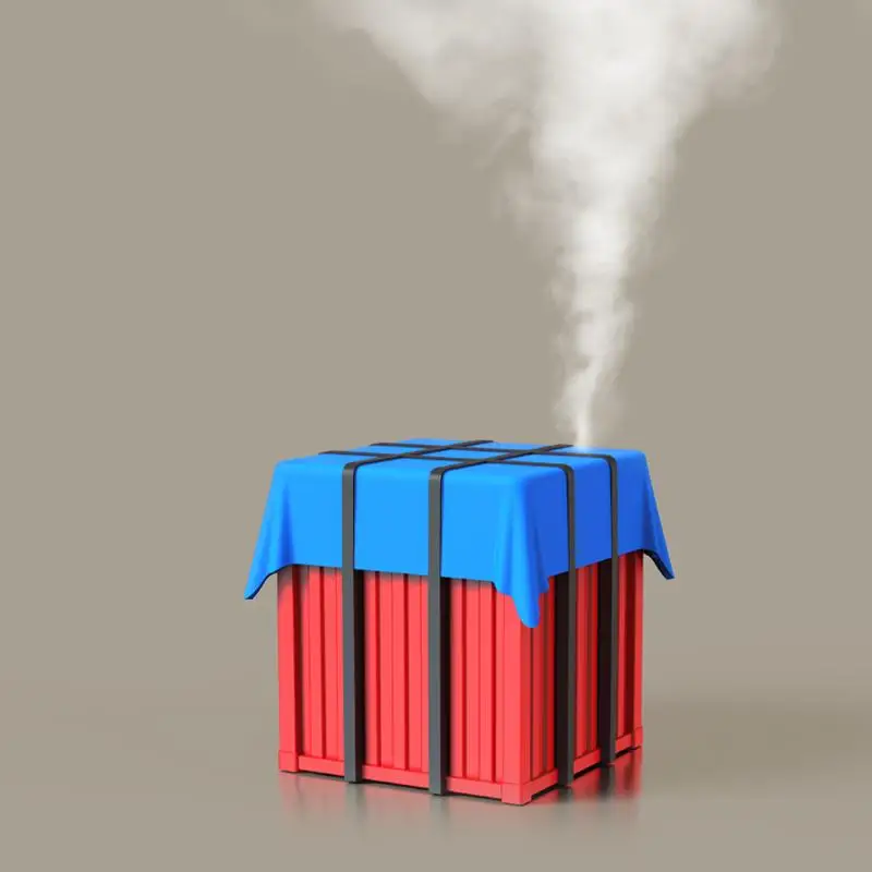 Креативный увлажнитель воздуха Mini Airdrop Box Air Diffuser PUBG Home Essential Aromatherapy Aroma Oil LED Light Usb Ultrasonic Sterilize