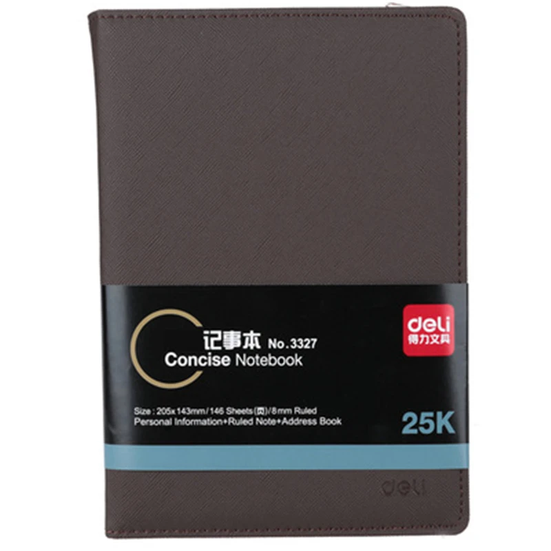 Канцелярские товары кожаный блокнот 3327 запись 25K офисные принадлежности оптовая