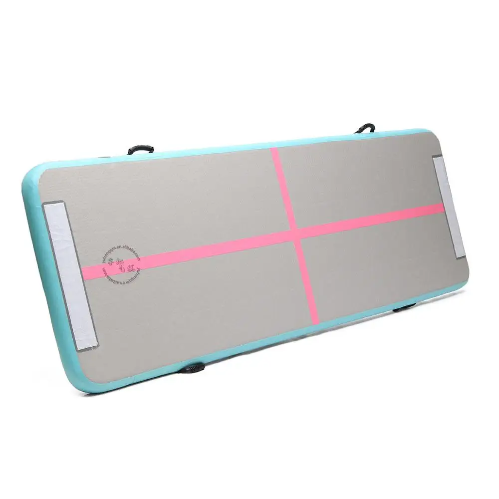 Розовый надувной гимнастический коврик коврик| |