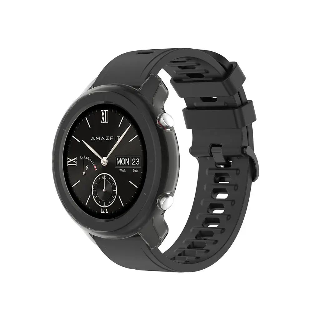 Защитный чехол для Xiaomi Huami Amazfit GTR 42 47 мм защитный из ТПУ съемный сменный аксессуар