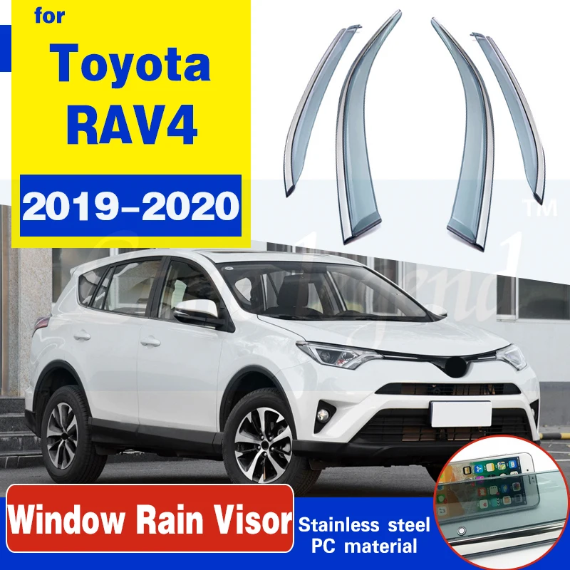 Боковых окон для Toyota Rav 4 Rav4 XA50 2019 2020 2021 дым защита от дождя окна козырек солнца и