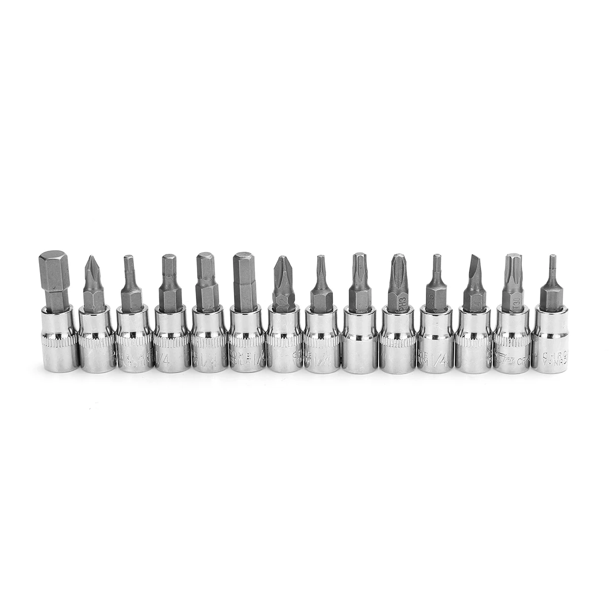 

15Pcs 2-14NM 1/4inch Click Adjustable Torque Wrench Tool Kit Set Bicycle Repair Bike Repair Spanner Machanical Hand Tools Set