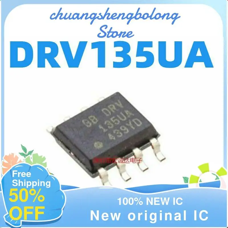 

10-200PCS DRV135UA ORV135UA 135UA SOP8 New original IC DAC Chip