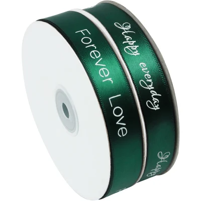 Темно-зеленая лента свежий цветочный магазин подарочная упаковка для торта
