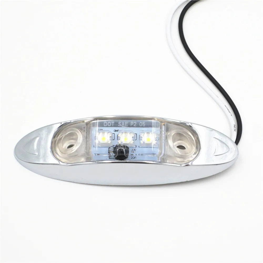 10 шт. белые габаритные огни в форме рыбы 10-30 | Автомобили и мотоциклы