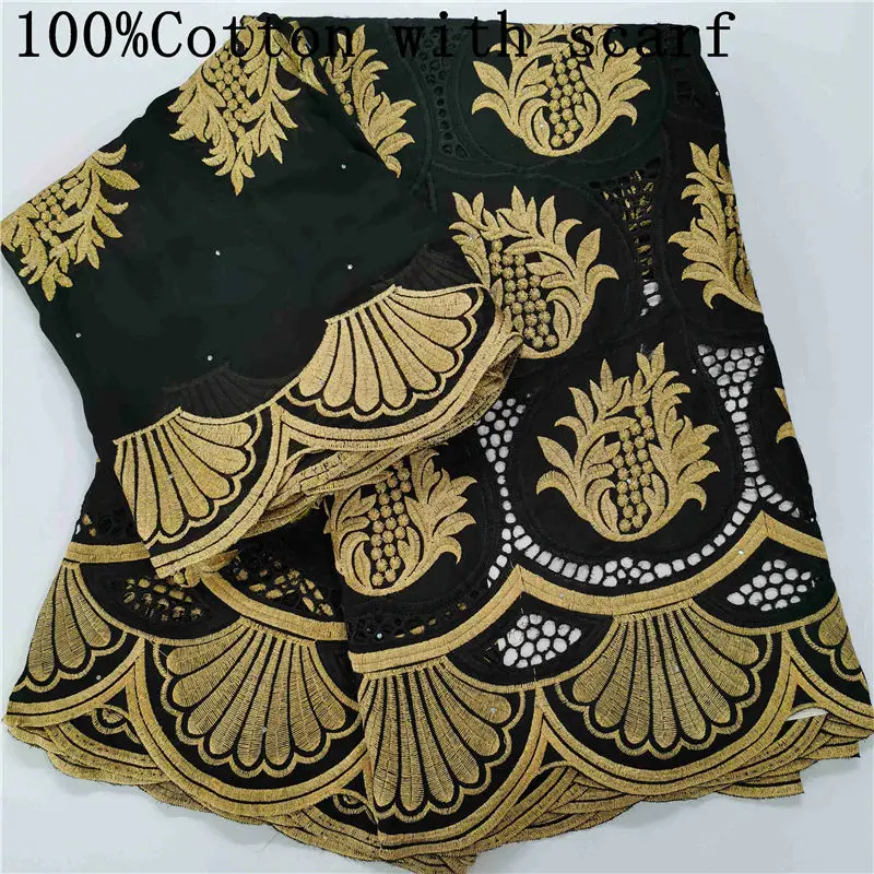 

Hot Sale Swiss Voile Lace In Switzerland 5+2Yards Nigerian Net Lace Fabrics 2021 Latest African Cotton Lace Fabric For Dress
