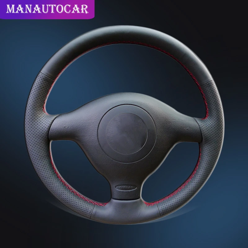 Оплетка на руль автомобиля для Volkswagen VW Golf 4 1998 2004 Passat B5 1996 2005 сиденье Polo Leon Skoda
