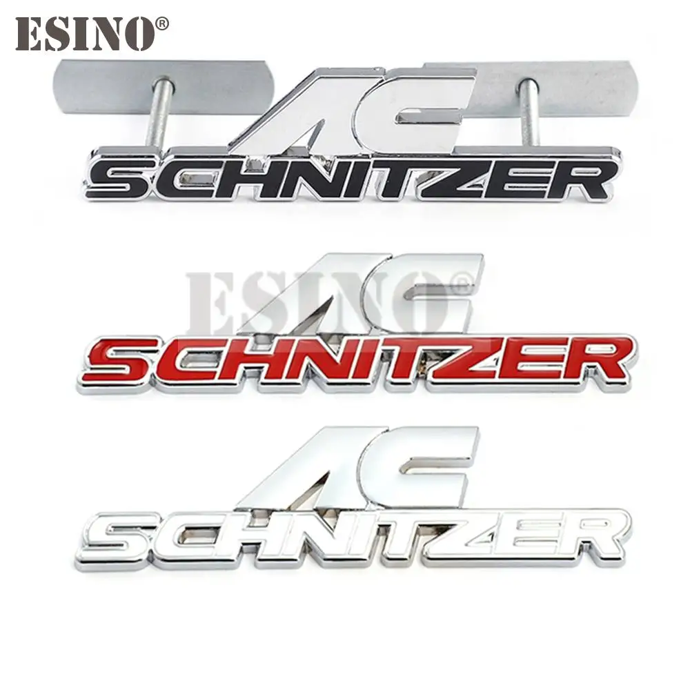 

Car Styling 3D Metal Chrome Zinc Alloy Emblem Car Grill Badge Body Trunk Adhesive Emblem Auto Accessory for AC Schnitzer