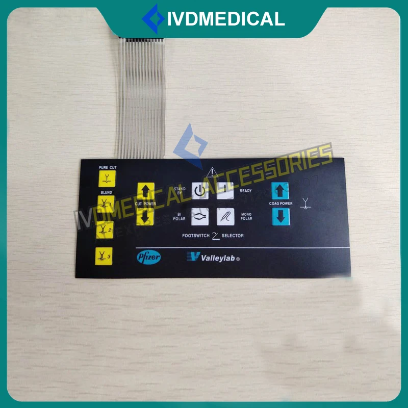 Valleylab Force2 Type Electrosurgical Button Membrane Button Panel Button stickers