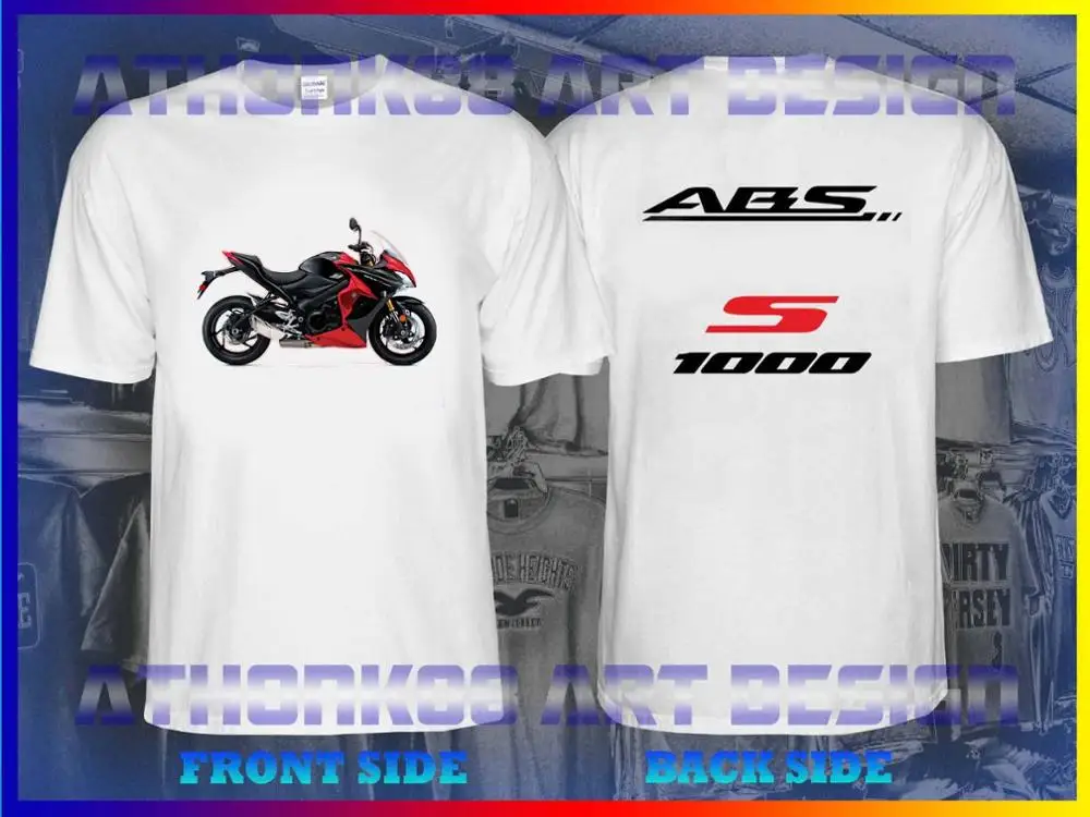 Новинка 2019 Мужская футболка с коротким рукавом японским мотоциклом GSX S1000 S1000F
