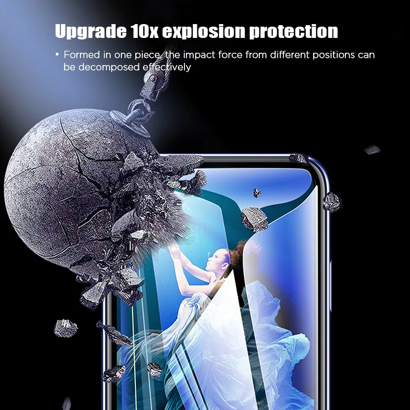 Защитное стекло 111D для Honor 7A 7S 7C Pro закаленное Huawei 8X Play 8A 8S 8 Lite|Защитные стёкла и