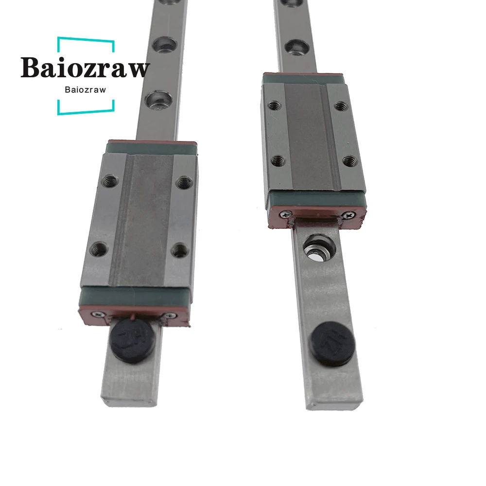 baiozraw v2 4 3d printer 8pcslot linear rail mgn9h diy rail kit 250300350mm build high quality linear for voron 2 4 parts free global shipping