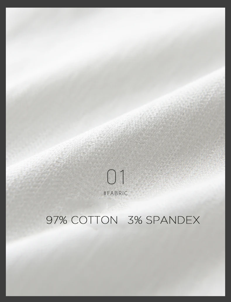 

Brand Cotton Spandex Shirts New Arrival White Long Sleeve Slim Simple Men's Shirts Hight Quality Spring Autumn Shirts 4XL