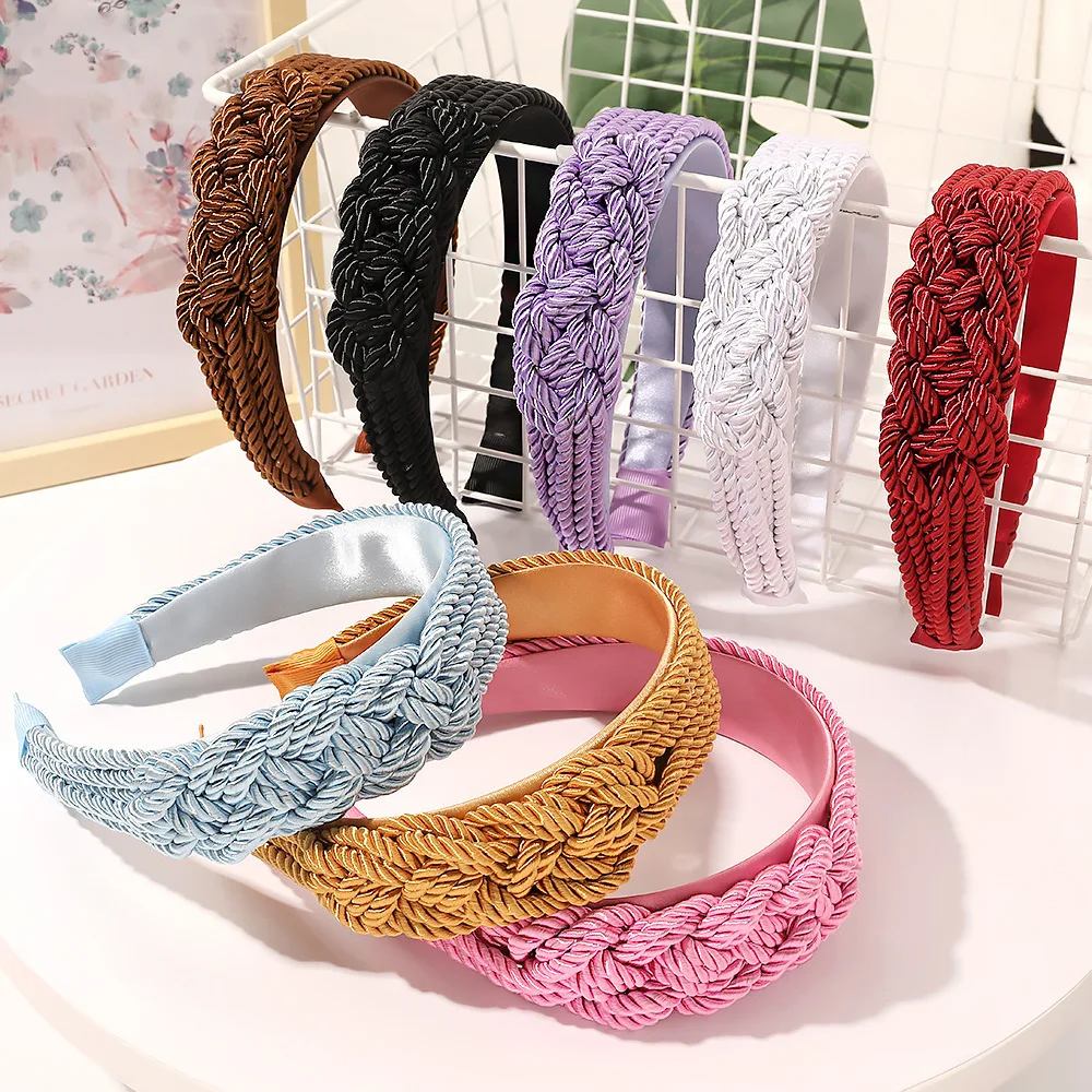 

New Fashion Handmade Braidspersonality and All-match Temperament Hairband Hair Accessories Headwear