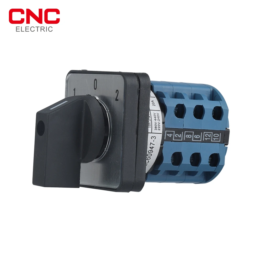 CNC LW28 1 шт. Селекторный поворотный переключатель универсальный 5-20A 220V 3 позиции