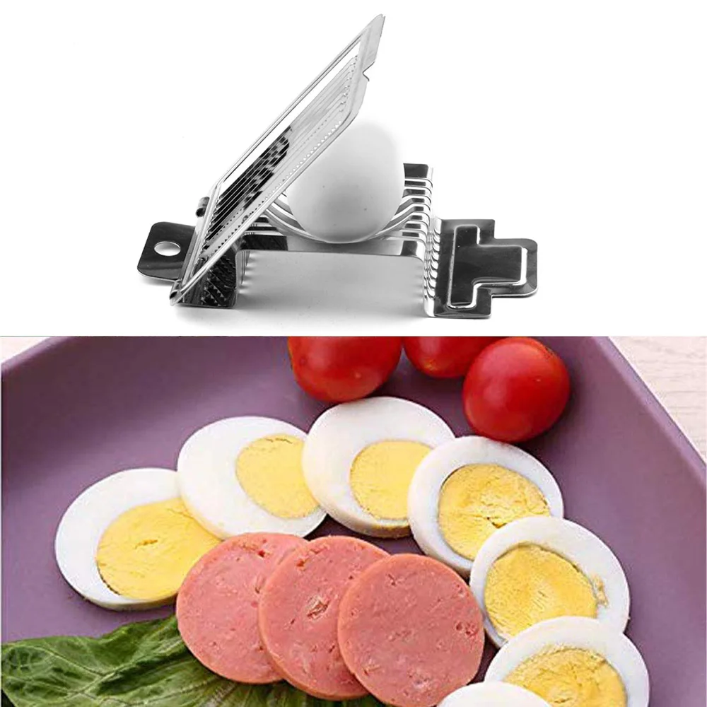 1 шт. Нержавеющая сталь штук очистки фруктов и овощей милое яйцо Slicer