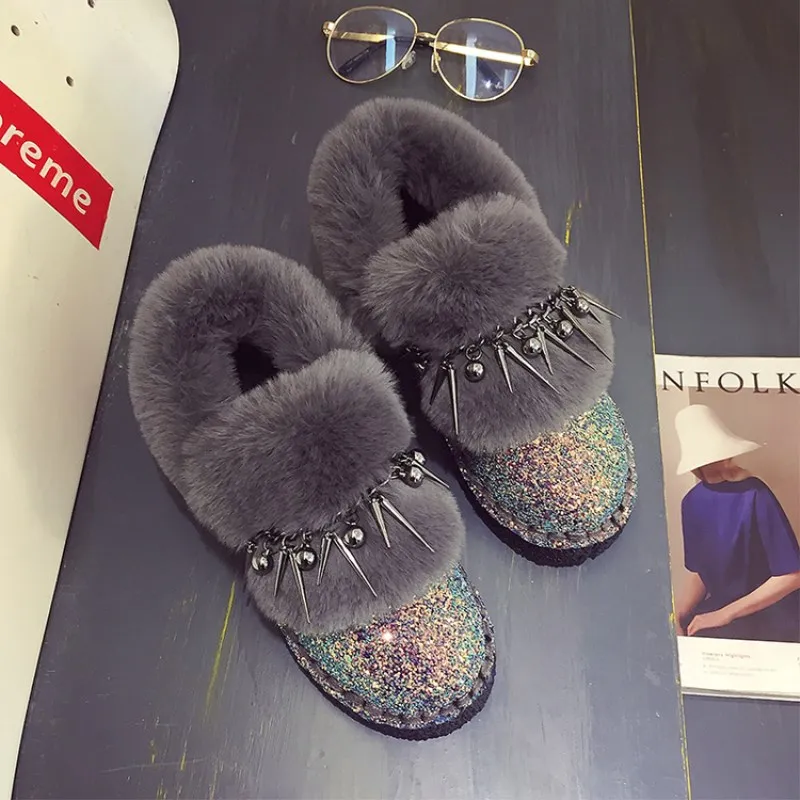 Новинка 2020 года Зимние женские ботинки Шикарные замшевые кожаные полусапожки