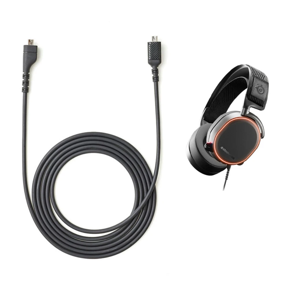 Sound Card Cable for Steelseries Arctis 3 5 7 Pro Headphone Cable Audio Cable Adapter Cable