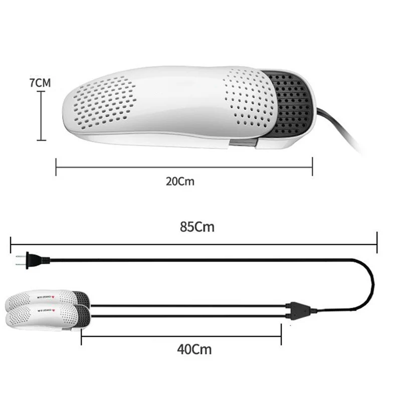 Портативная электрическая сушилка для обуви PTC эффективное нагревание высокая