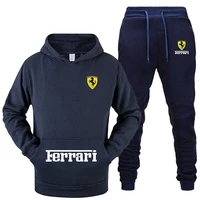 new autumn winter brand two pieces sets thick hoodies tracksuit menwomen sportswear gyms 2021 fitness training hoodies