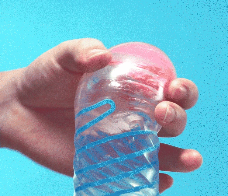 Прозрачное Силиконовое влагалище секс игрушки для взрослых красный Глан