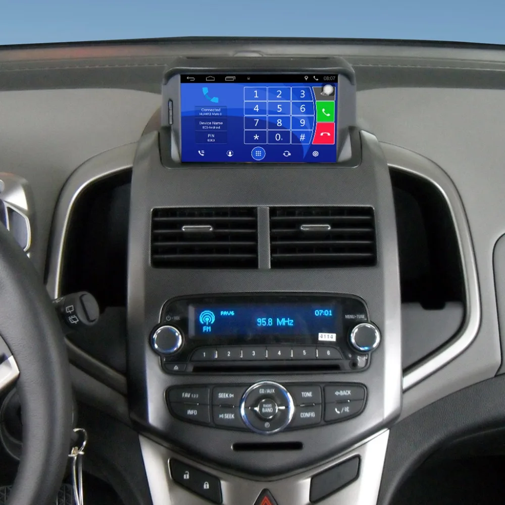 Обновленный оригинальный автомобильный радиоплеер Android 7 1 подходит для Chevrolet Aveo