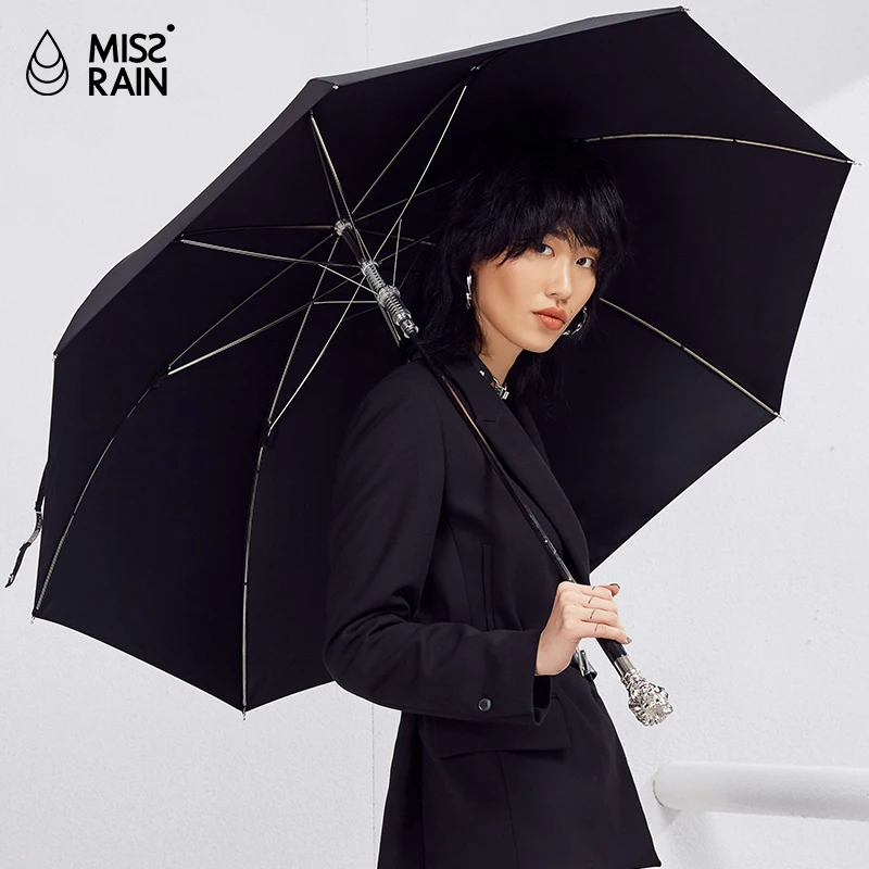 Comprare Grande Manico Lungo Ombrello Pioggia Donne Creativo Parasole Ombrellone Antivento Di Lusso Testa Di Metallo Paraguas Uomini Regalo Di Affari SY427