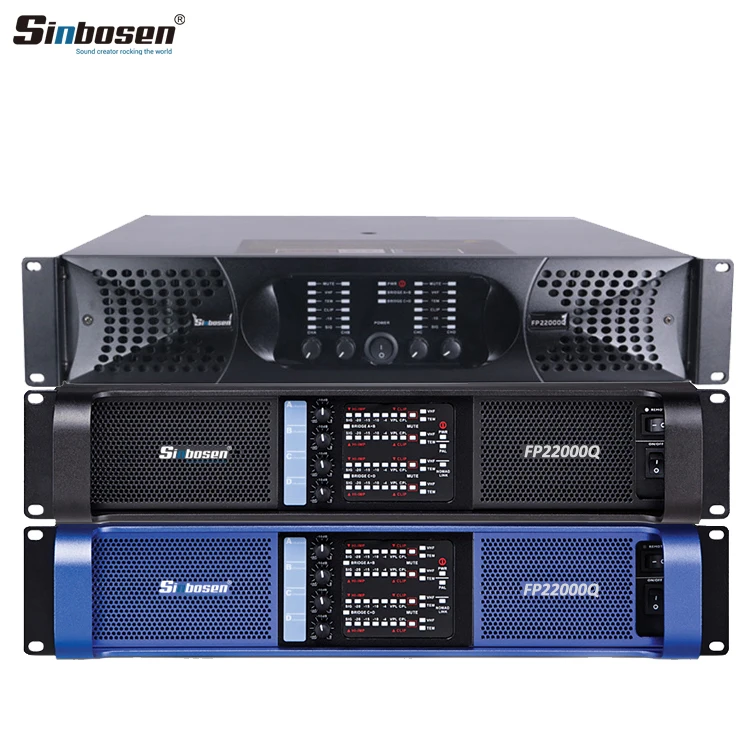 Sinbosen усилитель 2500WX4CH Профессиональный Мощность FP22000Q 10000W для 21 дюймов
