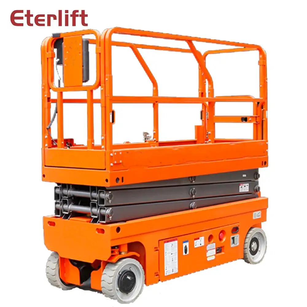 Гидравлическая подъемная лестница самоходный электрический ножничный