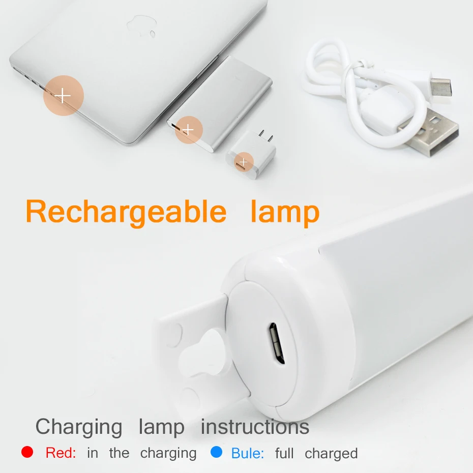 Перезаряжаемый ночсветильник для шкафа лампа с пассивным ИК датчиком движения и